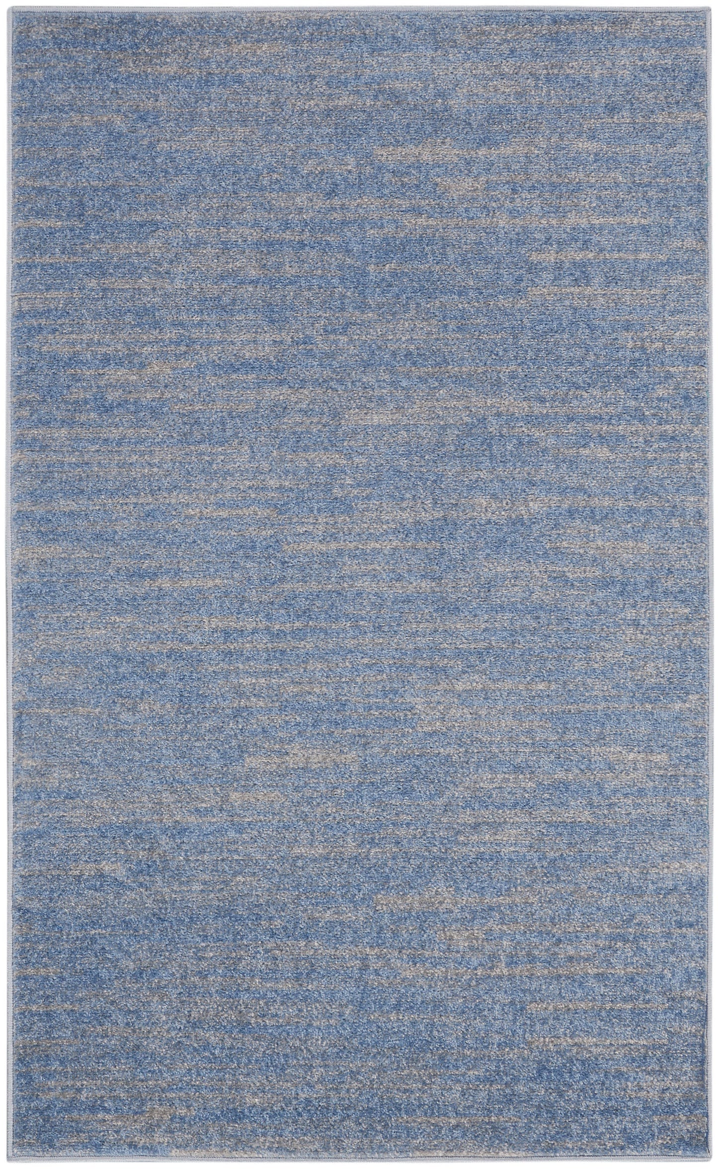 Nourison Home Nourison Essentials NRE01 Blue Grey Contemporary Power-loomed Rug