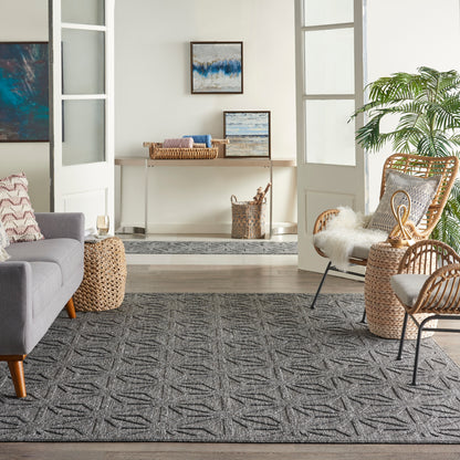 Nourison Home Cozumel  Dark Grey  Contemporary