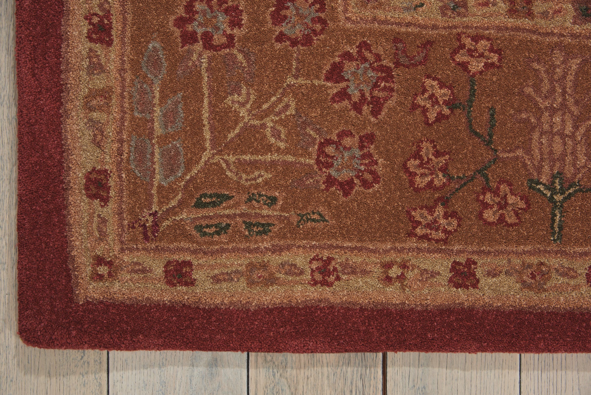 Nourison Home Heritage Hall  Brick  Traditional