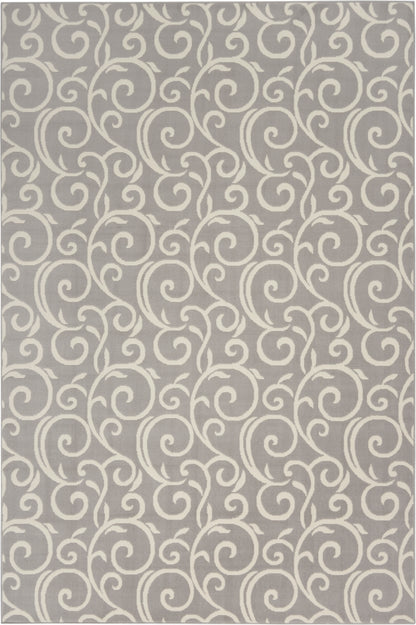 Nourison Home Grafix GRF19 Grey Contemporary Power-loomed Rug