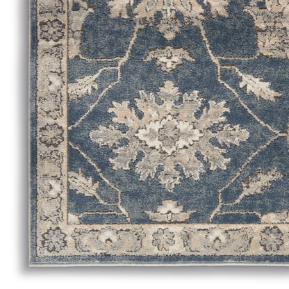 Nourison Home Quarry  Blue Beige  Traditional