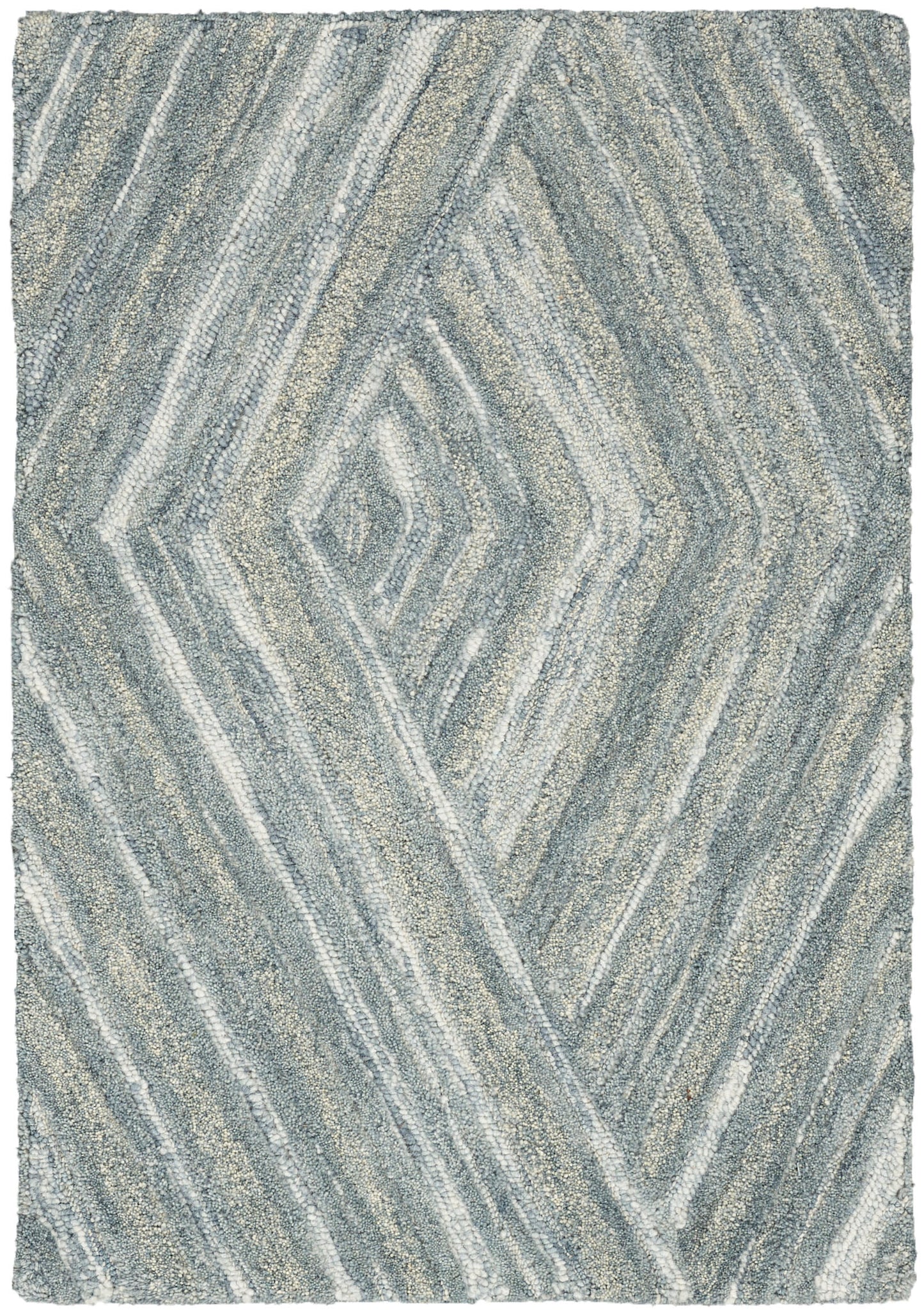Nourison Home Graceful GRU03 Blue Contemporary Hand Tufted Rug
