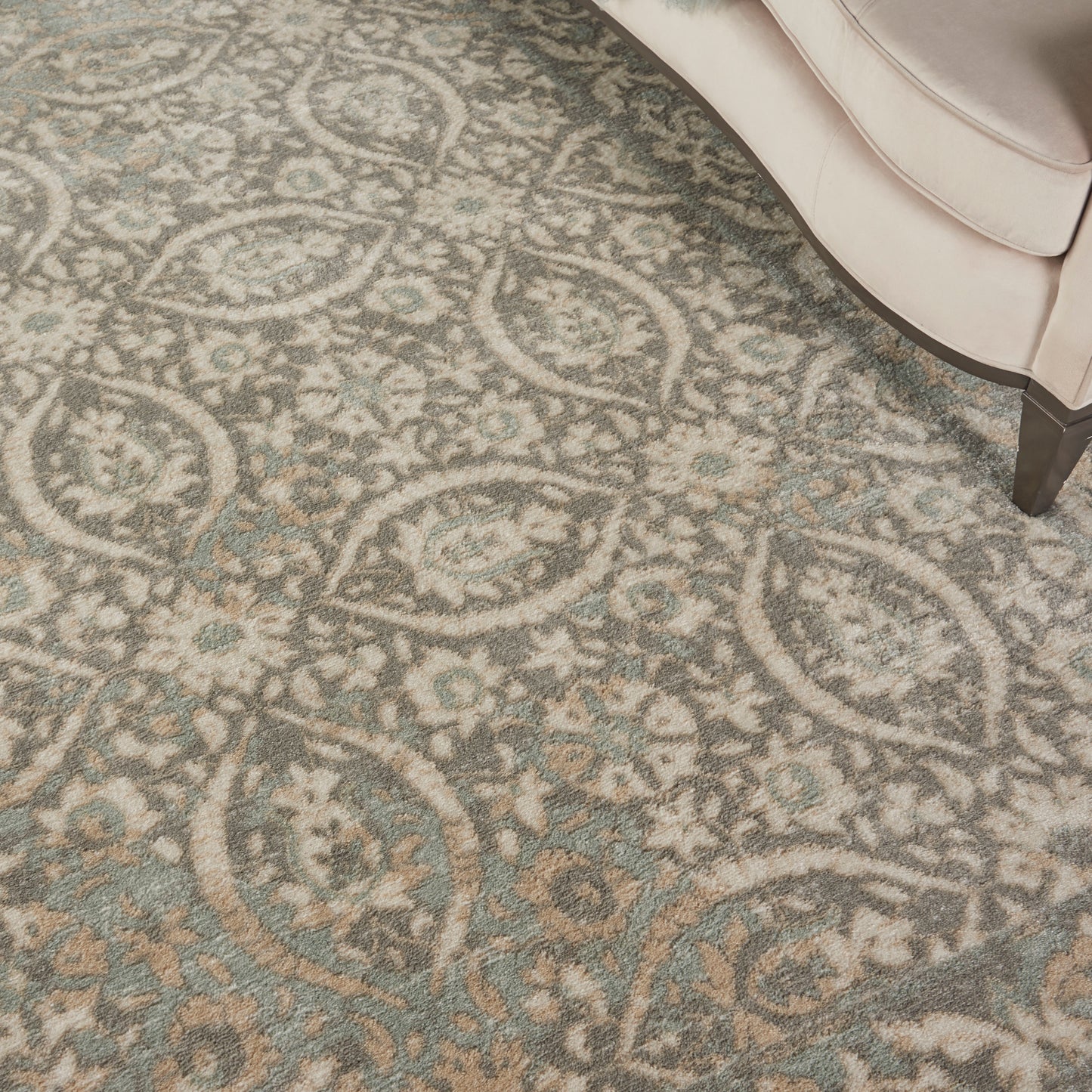 Nourison Home Euphoria  Grey  Traditional