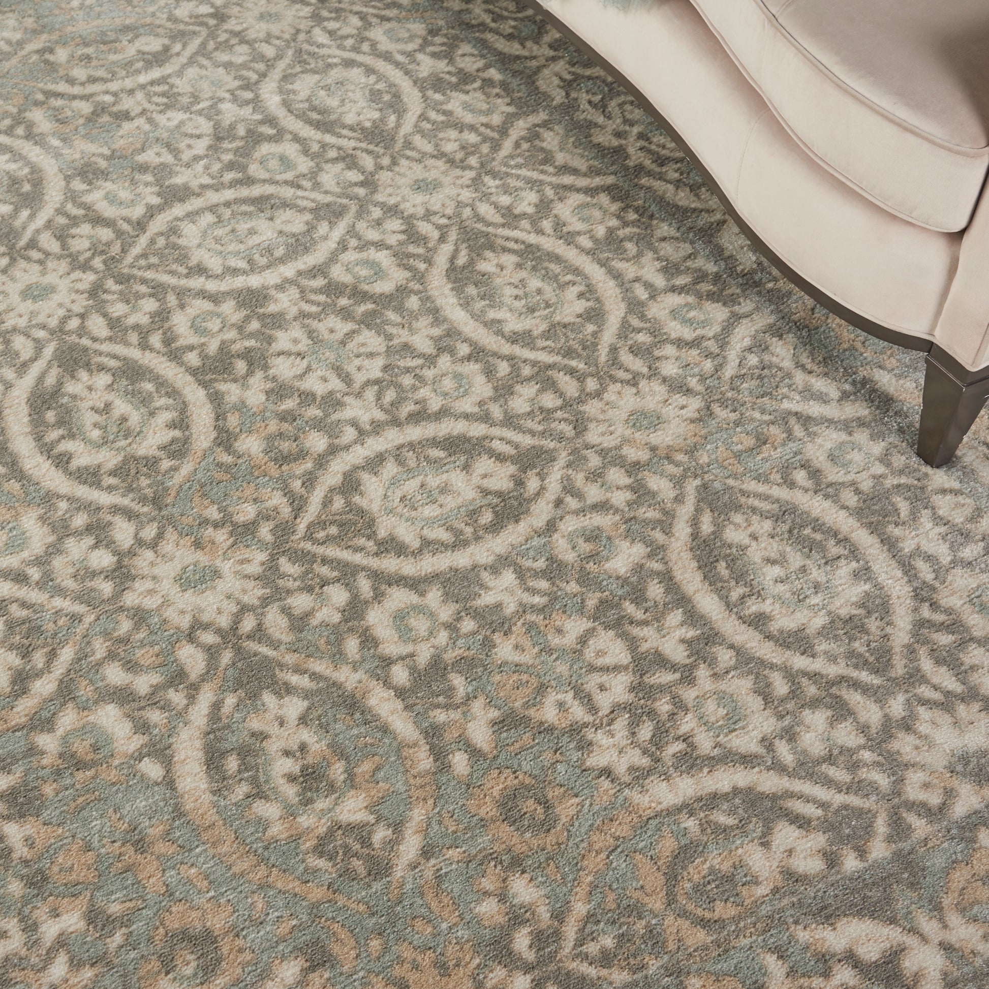 Nourison Home Euphoria  Grey  Traditional