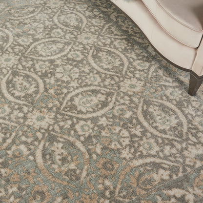 Nourison Home Euphoria  Grey  Traditional