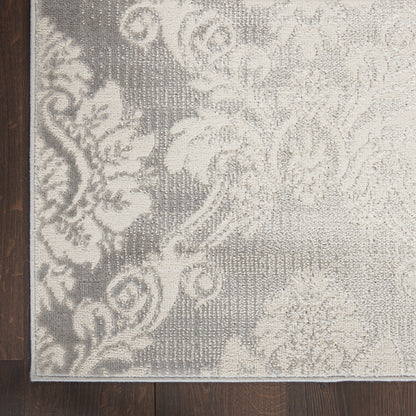 Nourison Home Elation  Ivory Grey  Traditional