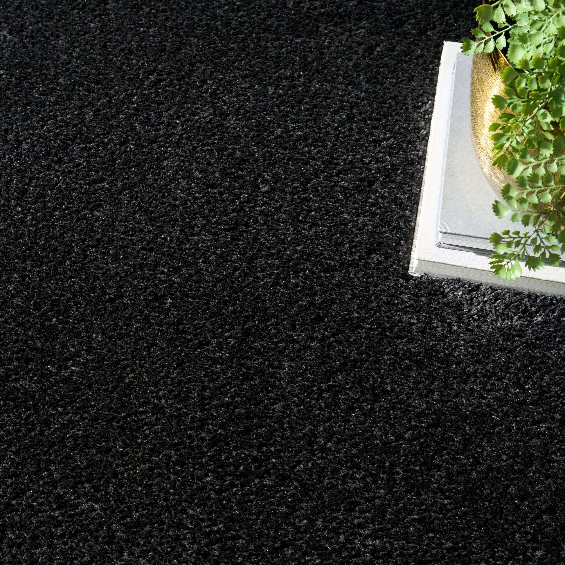 Nourison Home Pacific Shag  Black  Contemporary