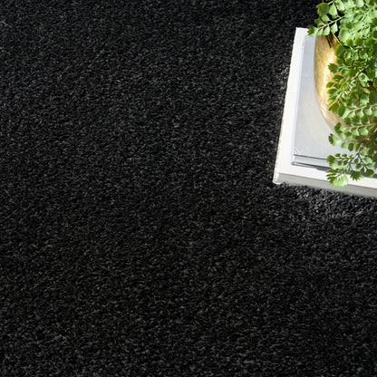Nourison Home Pacific Shag  Black  Contemporary