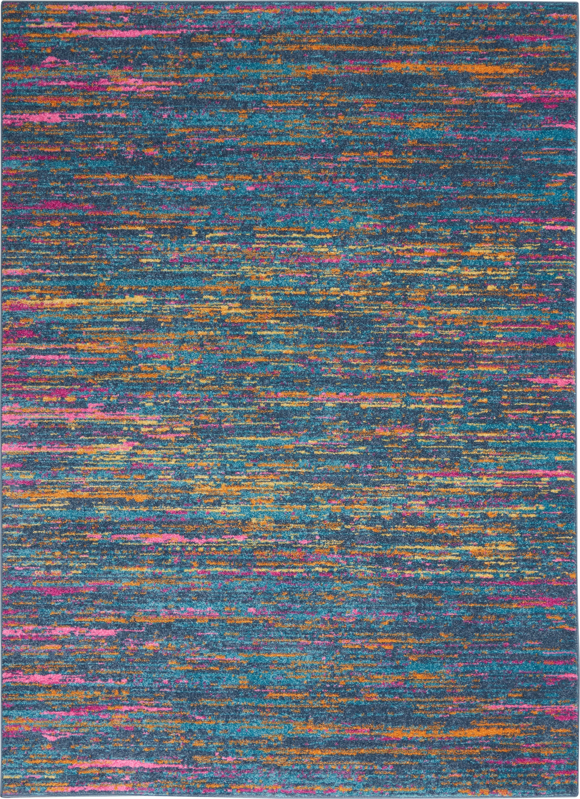 Nourison Home Passion  Blue Multicolor  Contemporary