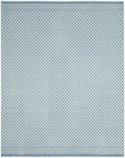 Nourison Home Care Free  Blue  Contemporary