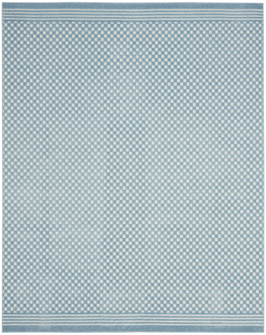 Nourison Home Care Free  Blue  Contemporary