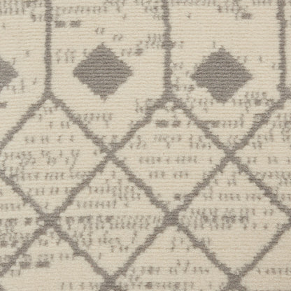 Nourison Home Grafix  Ivory Grey  Transitional