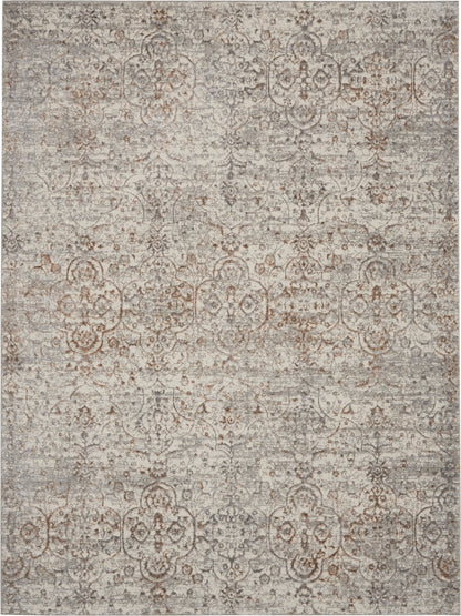 Nourison Home Royal Terrace KI43 Beige Contemporary Power-loomed Rug