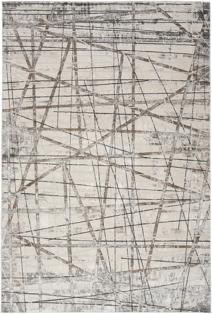 Nourison Home Desire DSR03 Grey Silver Contemporary Power-loomed Rug