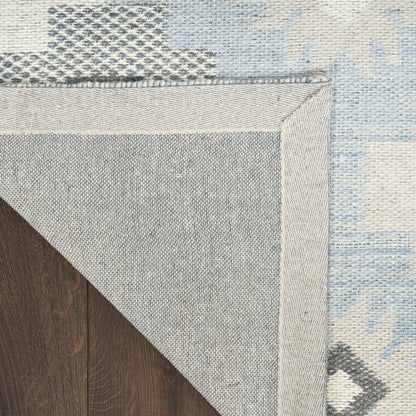 Nourison Home Copenhagen  Ivory Blue  Contemporary