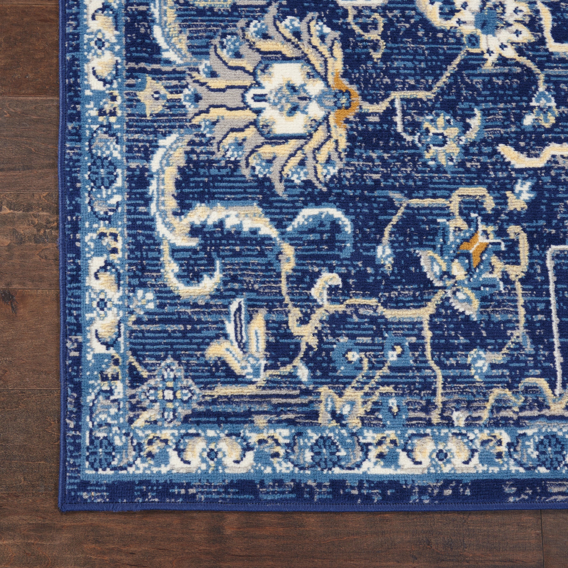 Nourison Home Grafix  Navy  Transitional