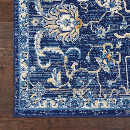 Nourison Home Grafix  Navy  Transitional