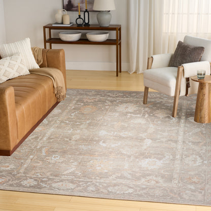 Nourison Home Vintage Washables  Grey  Traditional