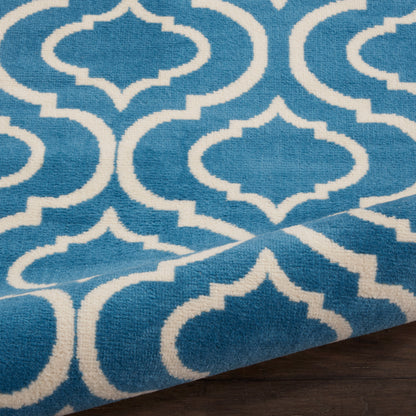 Nourison Home Jubilant  Blue  Transitional