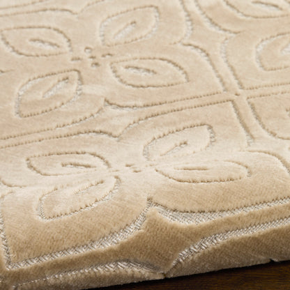 Nourison Home Washable Charm  Beige Ivory  Contemporary