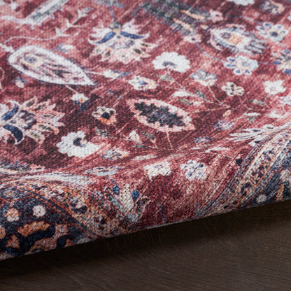 Nourison Home Grand Washables  Brick Ivory  Traditional