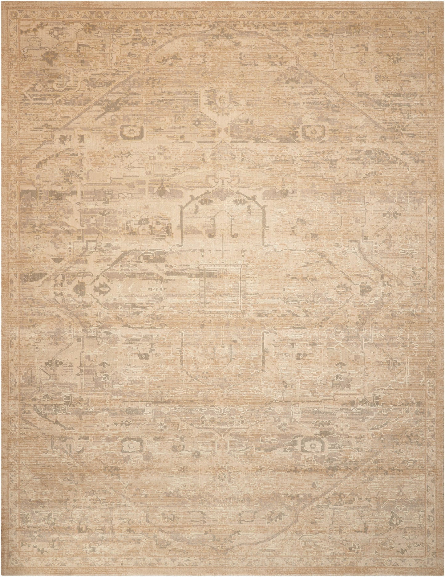 Nourison Home Silken Allure  Sand  