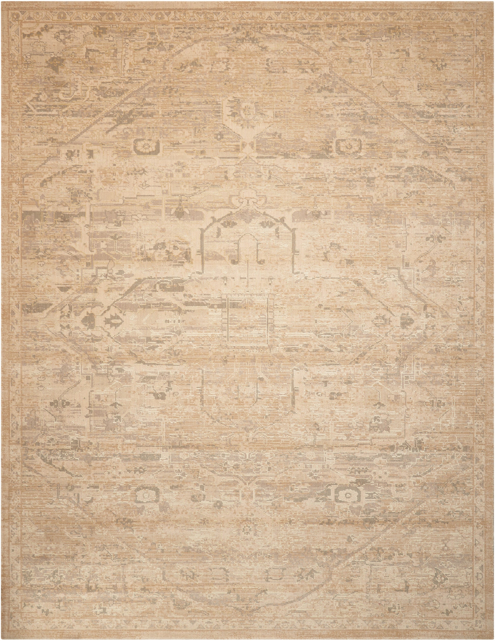 Nourison Home Silken Allure  Sand  