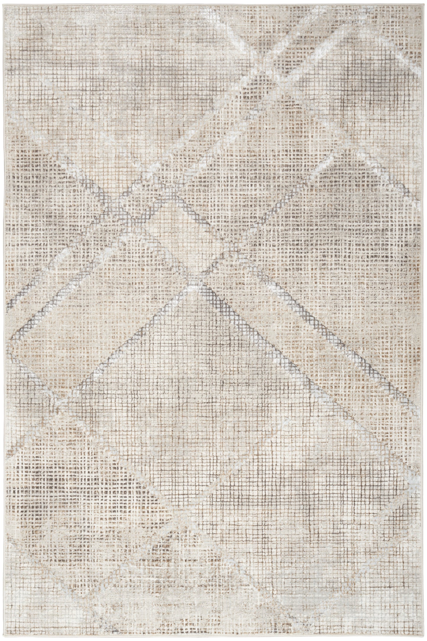 Nourison Home Sparkle ILI03 Grey Contemporary Power-loomed Rug