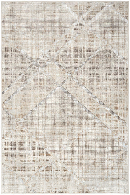 Nourison Home Sparkle ILI03 Grey Contemporary Power-loomed Rug
