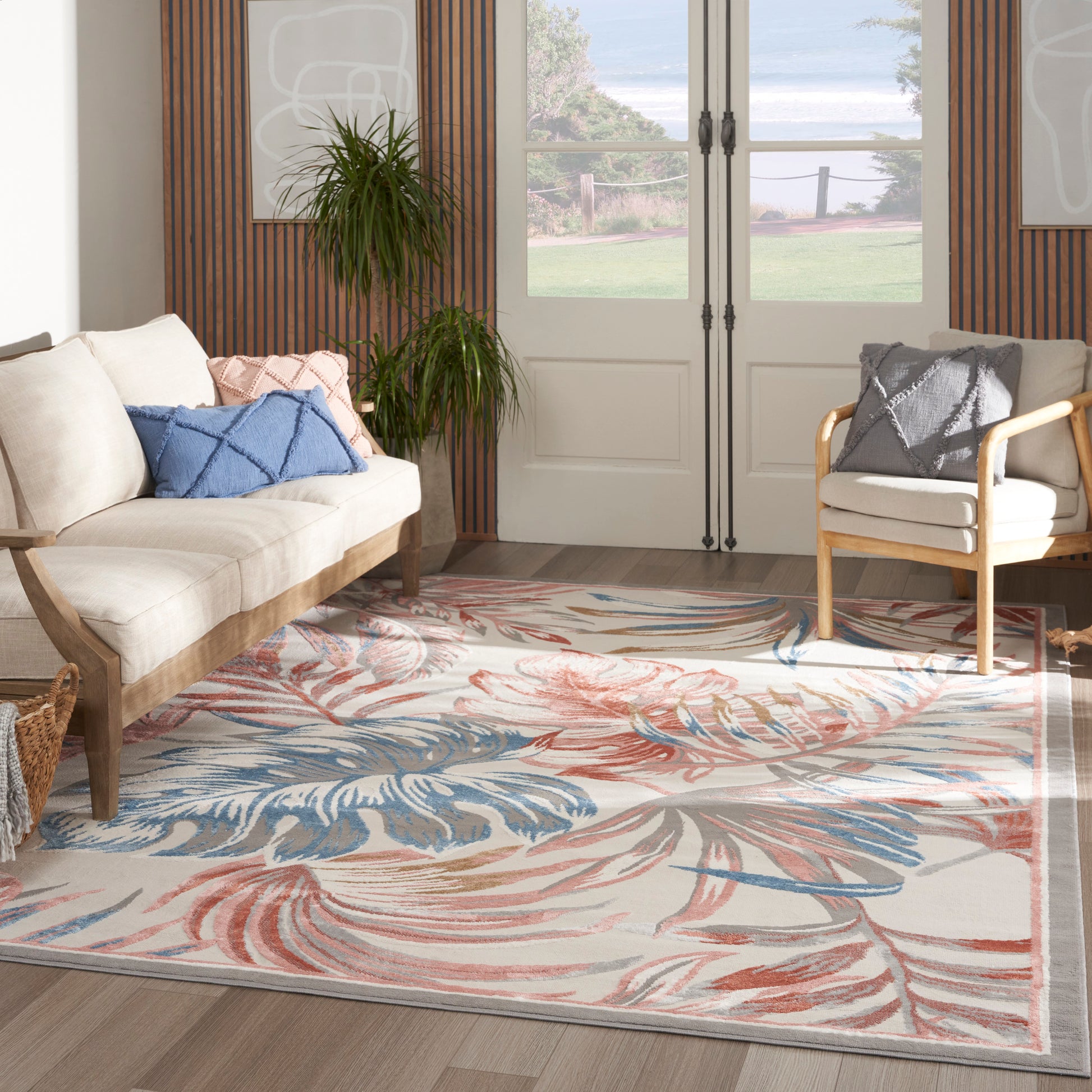 Nourison Home Seaside  Multicolor  Contemporary