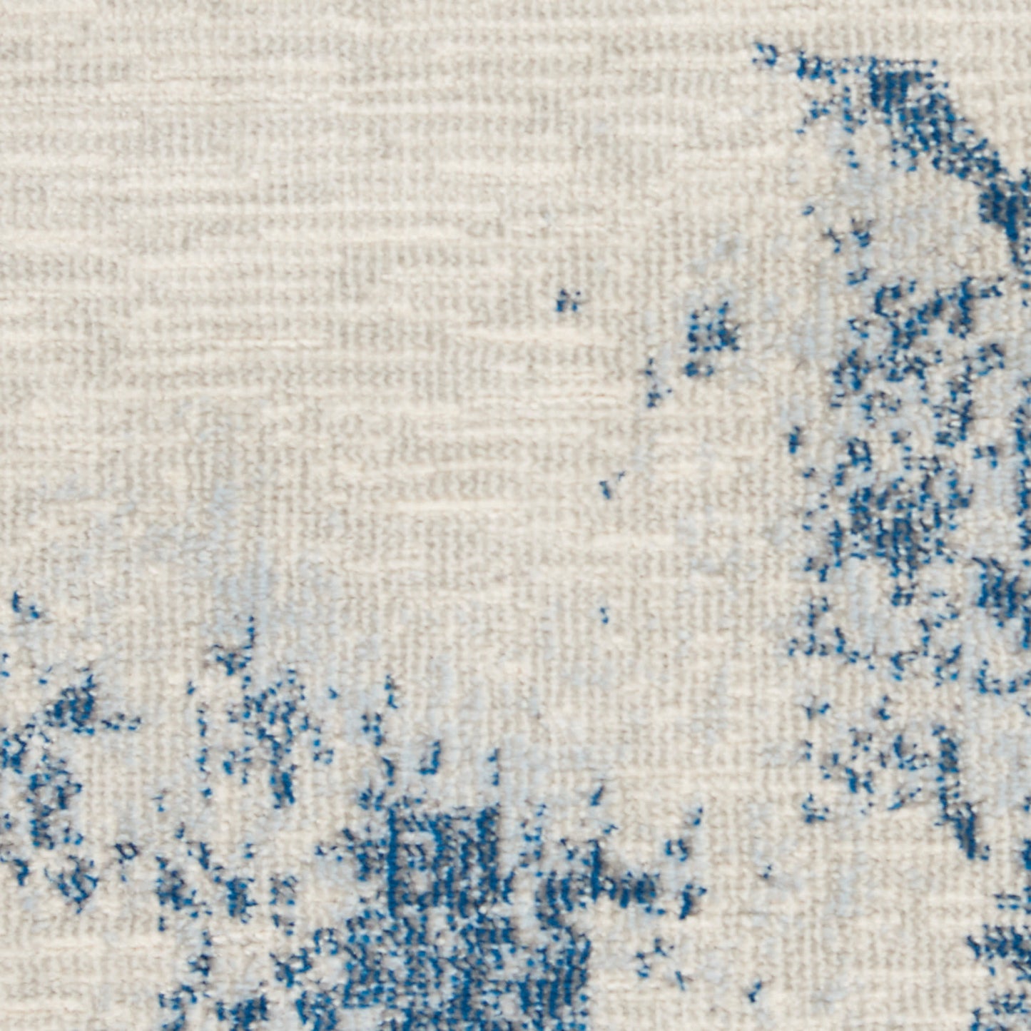 Nourison Home Etchings  Ivory Light Blue  Contemporary