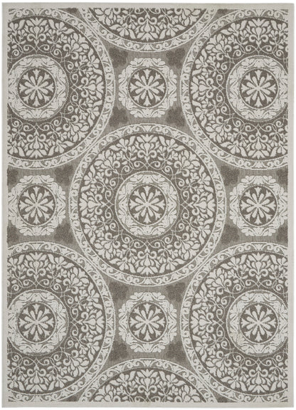 Nourison Home Key Largo KLG03 Taupe Contemporary Power-loomed Rugs