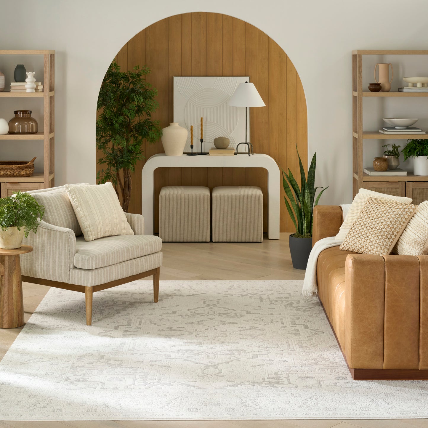 Nourison Home Grace  Grey  Traditional