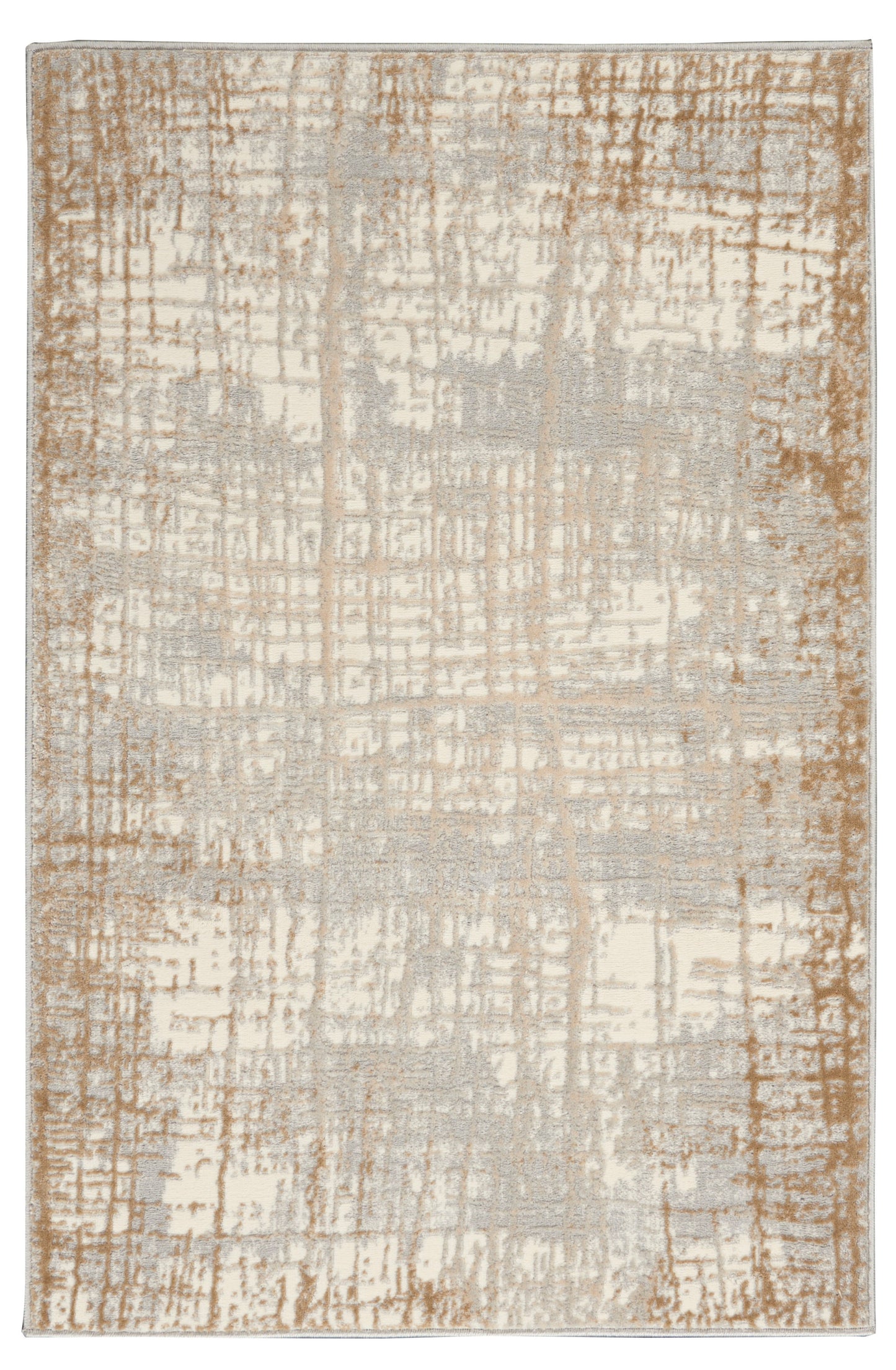 Calvin Klein CK950 Rush CK950 Ivory Taupe Contemporary Power-loomed Rug