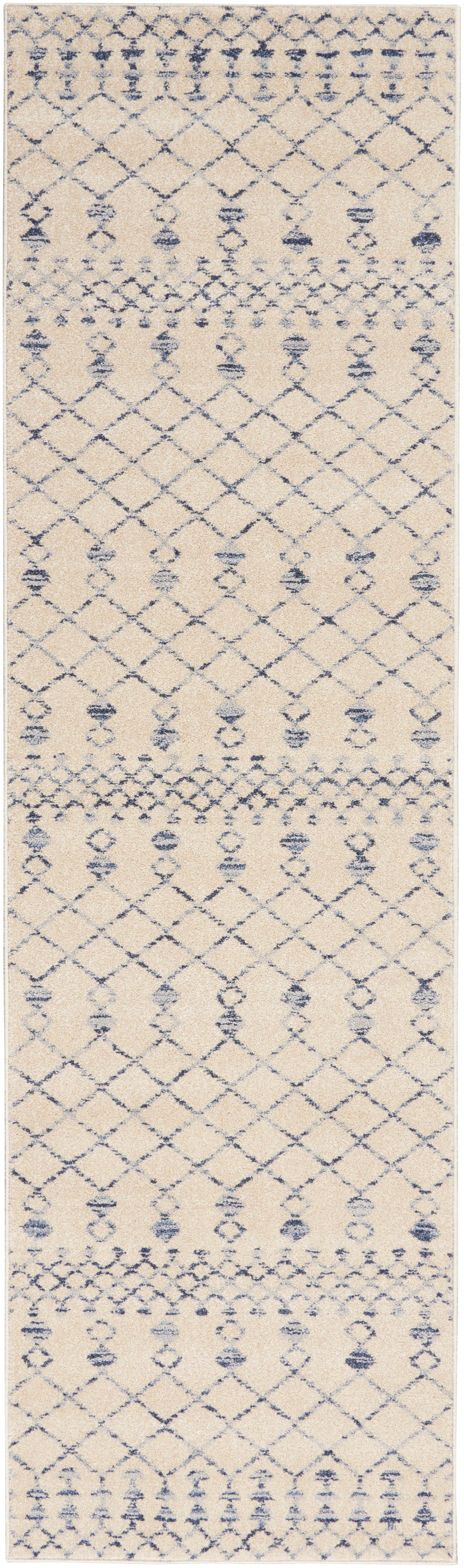 Nourison Home Palermo  Beige Blue  Contemporary