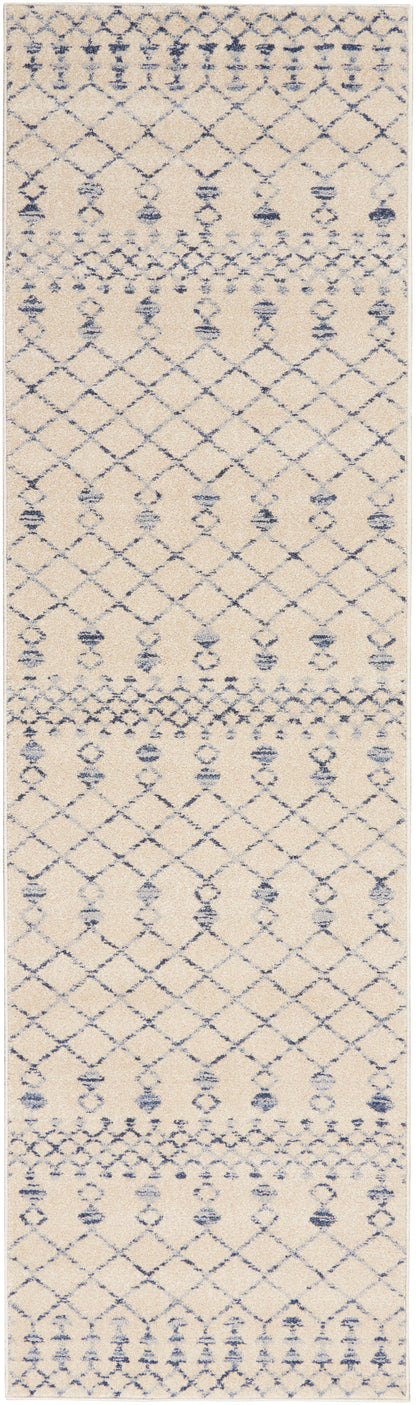 Nourison Home Palermo  Beige Blue  Contemporary