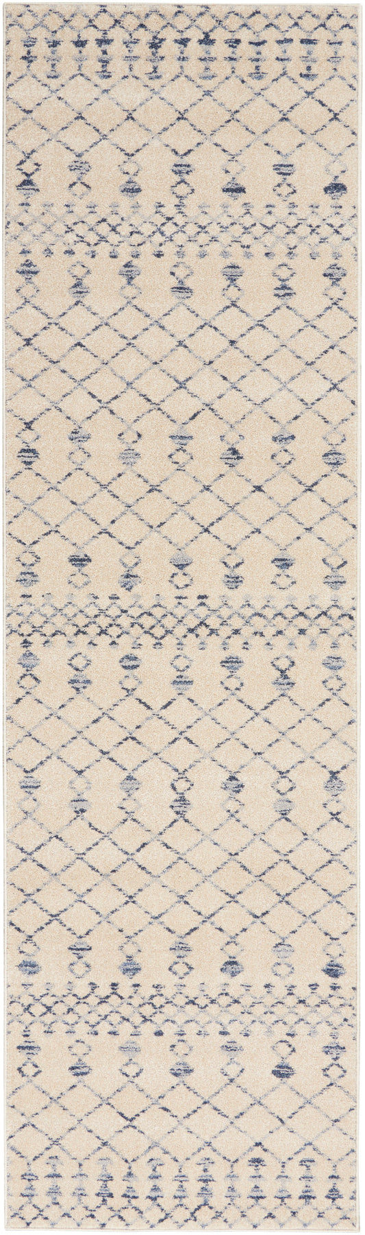 Nourison Home Palermo  Beige Blue  Contemporary