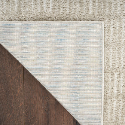 Nourison Home Modern Comfort  Grey Ivory  Contemporary