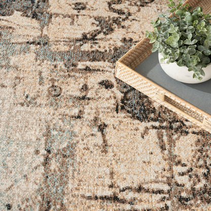 Nourison Home Washable Decor  Blue  Contemporary