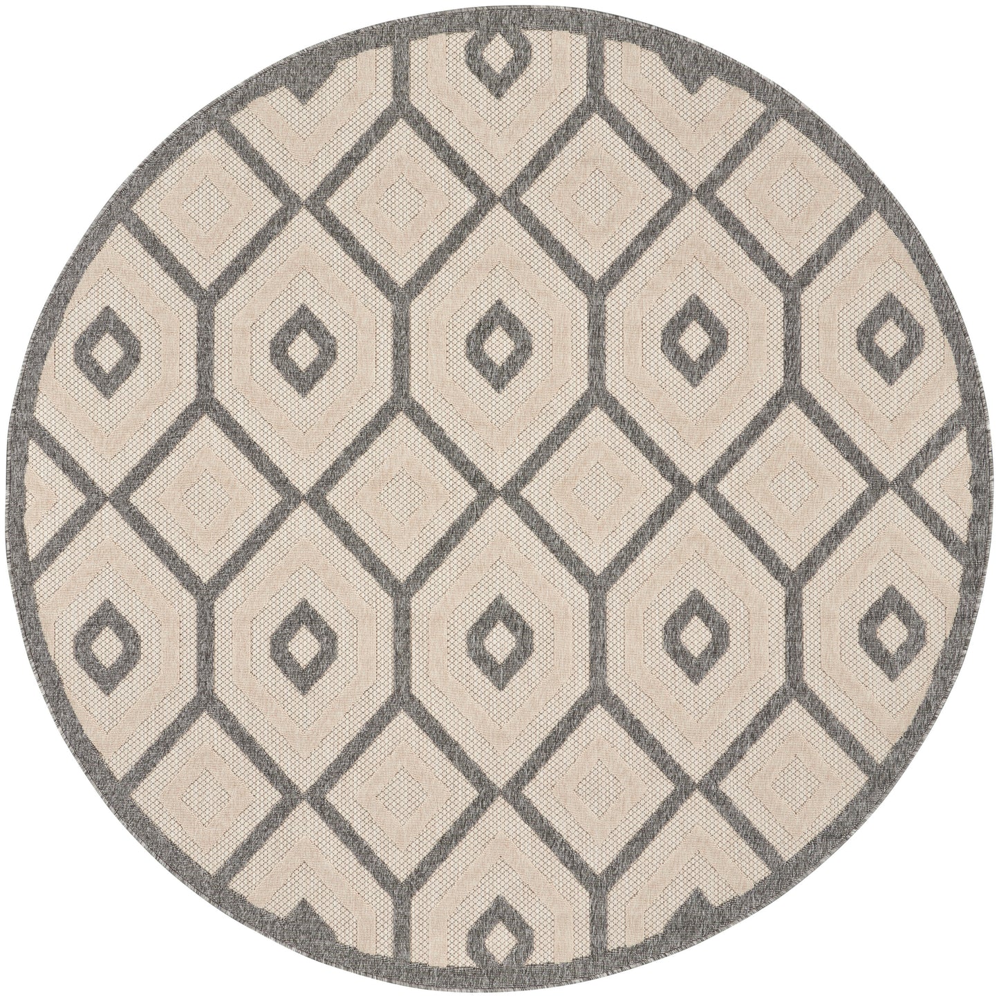 Nourison Home Cozumel CZM02 Cream Contemporary Power-loomed Rug