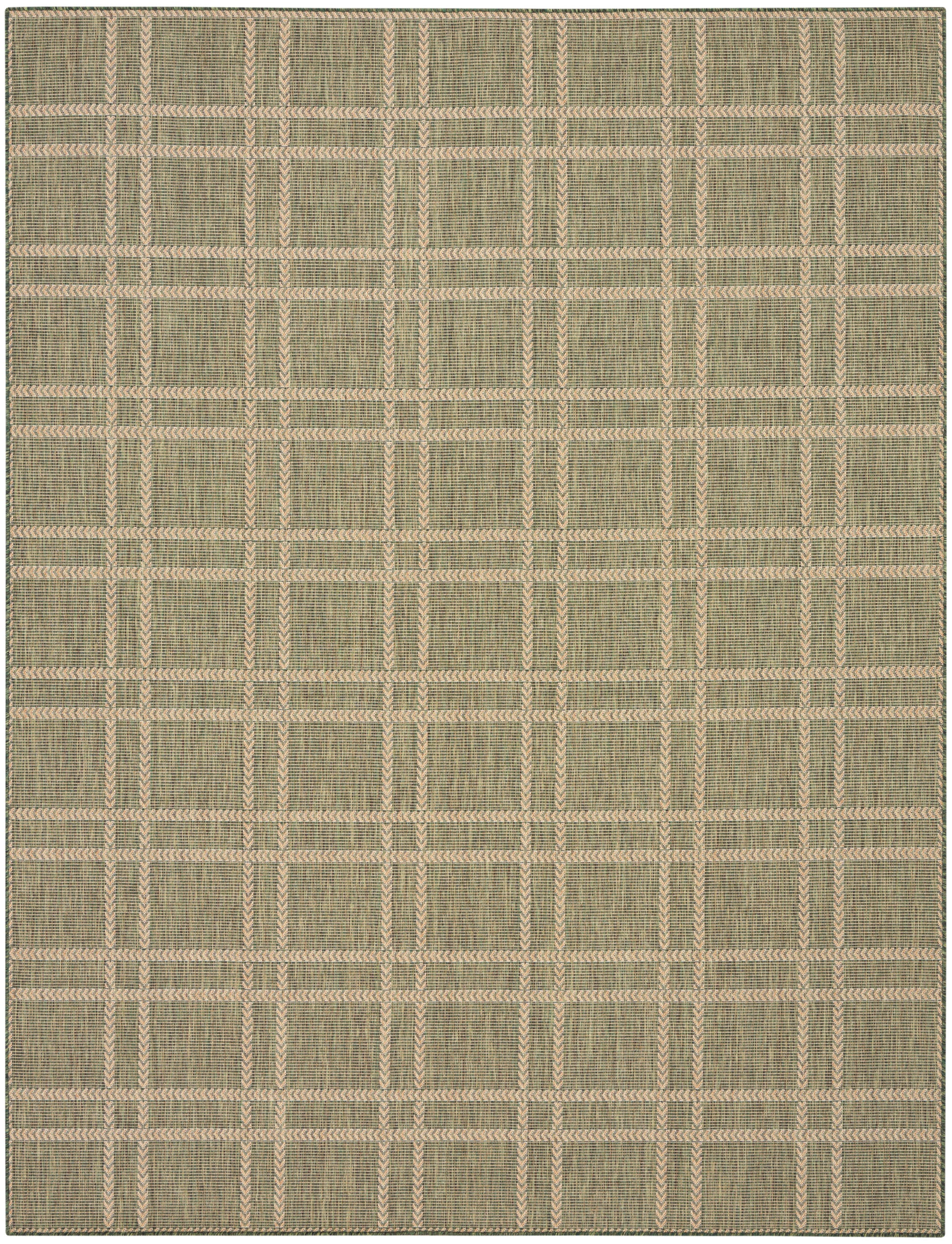 Nourison Home Horizon Indoor/Outdoor  Green  Contemporary