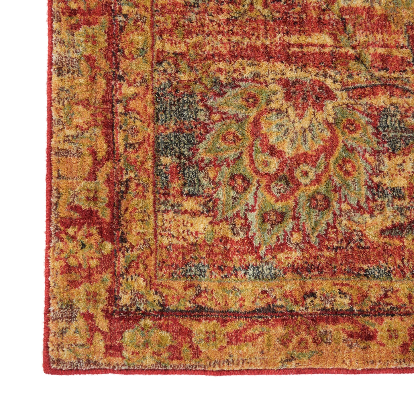 Nourison Home Jewel  Red  Traditional