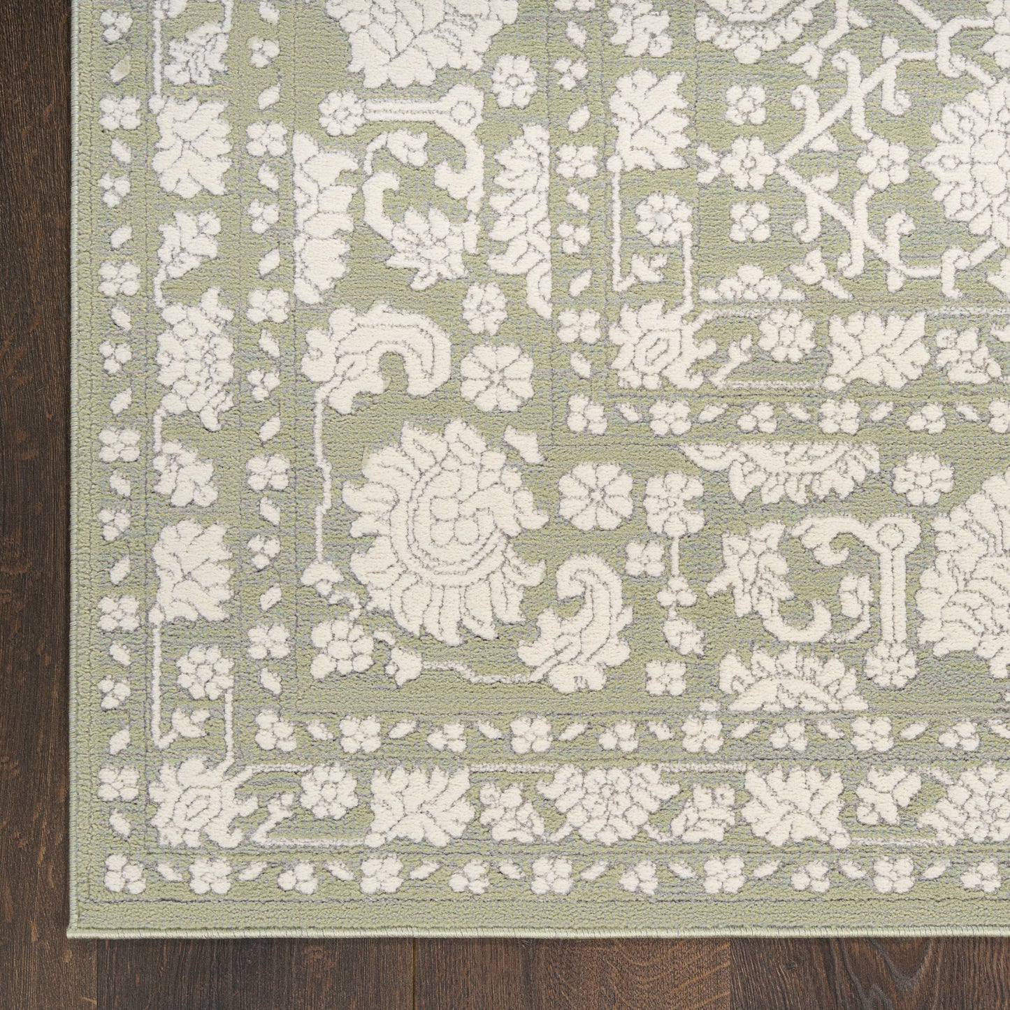 Nourison Home Grace  Sage  Traditional