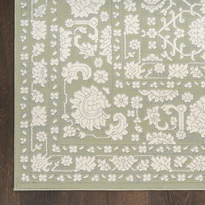 Nourison Home Grace  Sage  Traditional