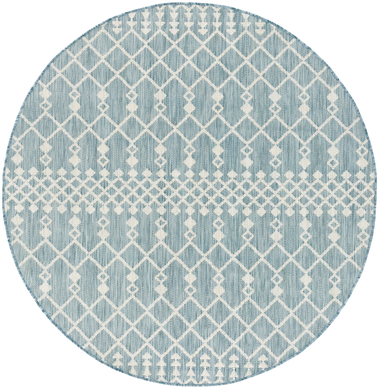 Nourison Home Positano POS02 Aqua Contemporary Power-loomed Rug