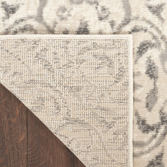 Nourison Home Jubilant  Ivory Grey  Contemporary