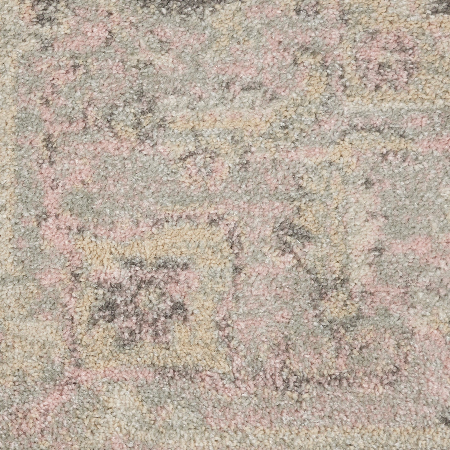 Nourison Home Tranquil  Ivory Pink  Transitional