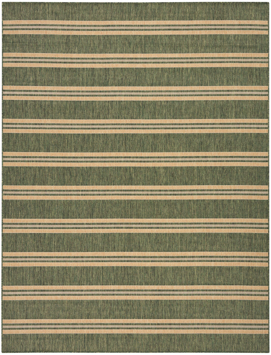 Nourison Home Horizon Indoor/Outdoor  Green  Contemporary