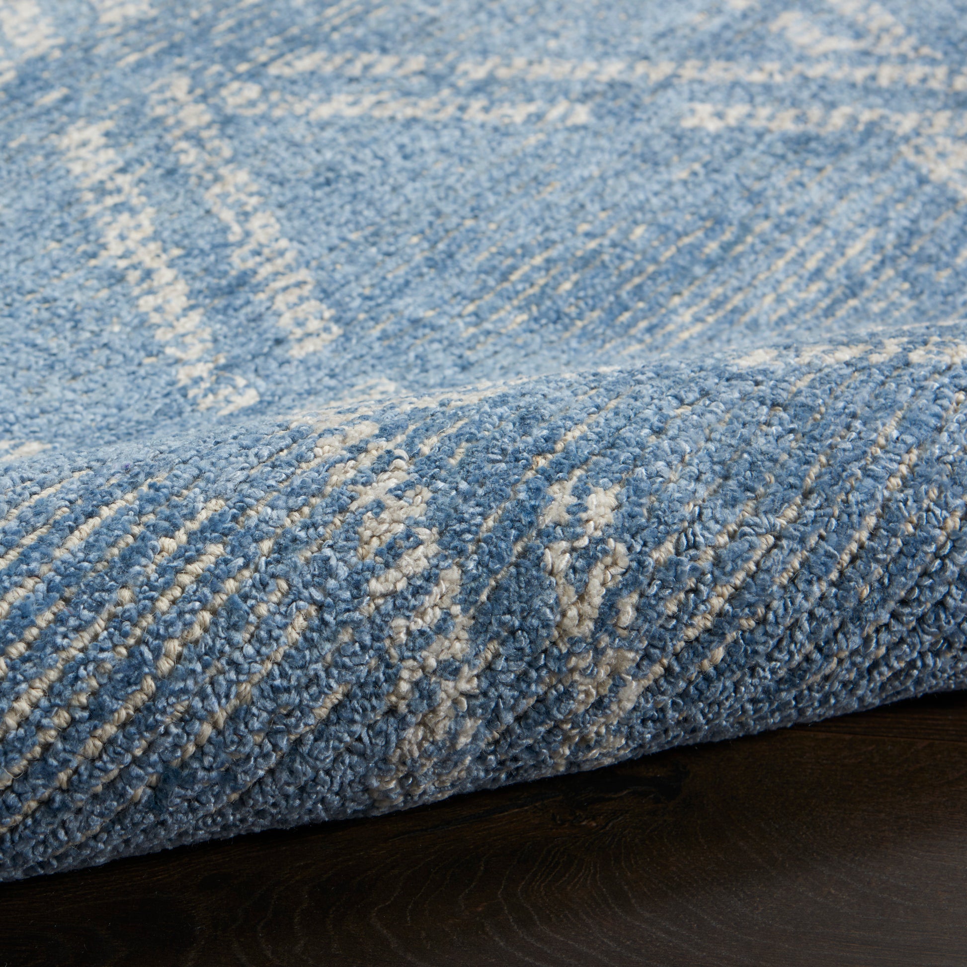 Nourison Home Venosa  Blue Ivory  Contemporary