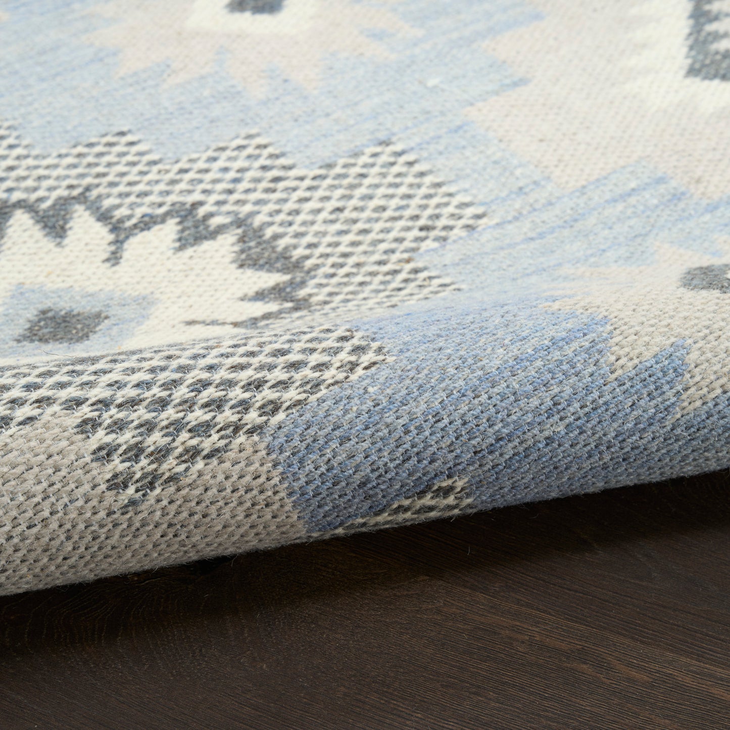 Nourison Home Copenhagen  Ivory Blue  Contemporary